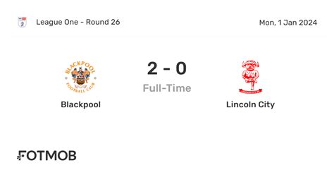 blackpool vs lincoln|Blackpool vs Lincoln City live score, H2H and lineups .